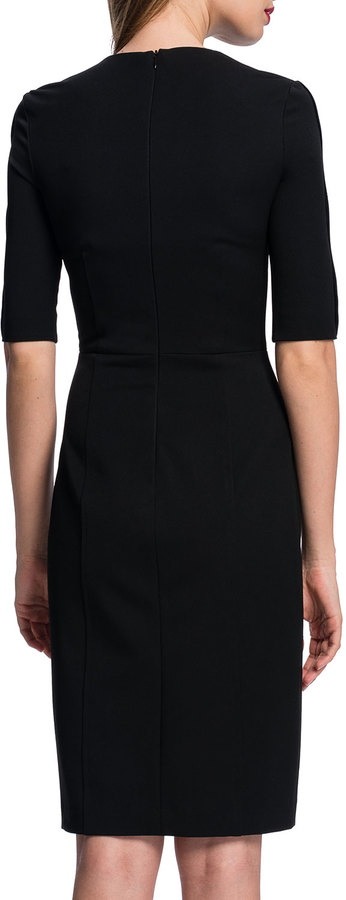 Cynthia Steffe Half Sleeve Seamed Sheath Dress, $278 | Neiman Marcus ...