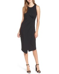 Leith Knot Front Sheath Dress