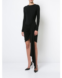 Alexandre Vauthier Ruched Sash Fitted Dress