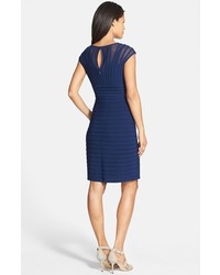 Adrianna Papell Shutter Pleat Jersey Sheath Dress 158