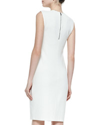 Vince Sleeveless Fitted Ponte Dress