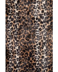 Rachel Comey Sling Cheetah Faux Fur Sheath Dress