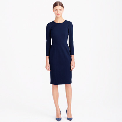 j crew knit sheath dress