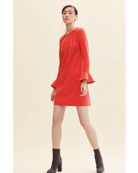 CeCe Bell Sleeve Ponte Shift Dress