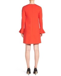 CeCe Bell Sleeve Ponte Shift Dress