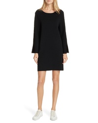 Milly Button Sleeve Shift Dress