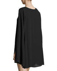 Romeo & Juliet Couture Cape Shift Dress Black