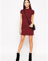 Asos Collection A Line Shift Dress With High Neck