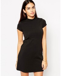 Asos Collection A Line Shift Dress With High Neck