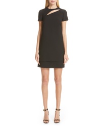 Versace Collection Cutout Stretch Cady Dress