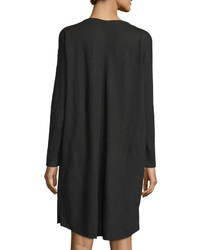 Eileen Fisher Long Sleeve Hemp Twist Shift Dress