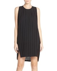 French Connection Polly Pleated Sleeveless Shift Dress