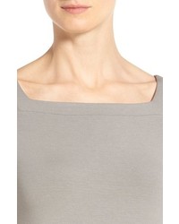 Eileen Fisher Square Neck Jersey Shift Dress