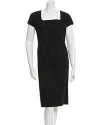 Narciso Rodriguez Square Neck Shift Dress W Tags
