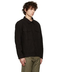 Nudie Jeans Black Canvas Colin Over Shirt