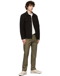Nudie Jeans Black Canvas Colin Over Shirt