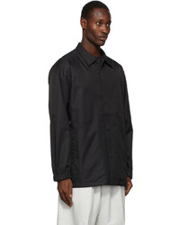 Y-3 Black Chi Graphic Coach Jacket