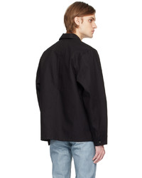 Naked & Famous Denim Black Chore Jacket