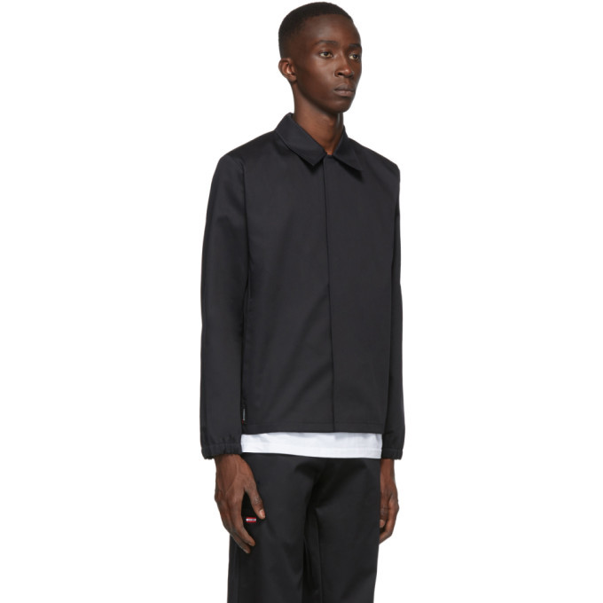 AFFIX Black Coach Jacket, $127 | SSENSE | Lookastic
