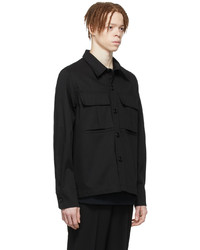 AMI Alexandre Mattiussi Black Cotton Shirt