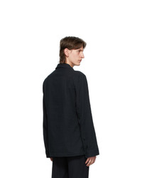 Ann Demeulemeester Black Isle Shirt Jacket