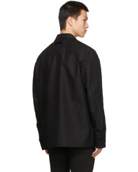 1017 Alyx 9Sm Black Officer Shirt Jacket