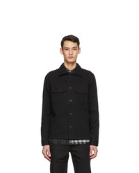 Naked and Famous Denim Black Oxford Work Shirt