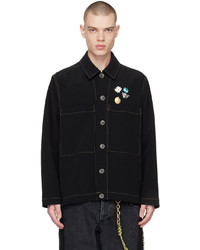 Song For The Mute Black Patch Pocket Jacket