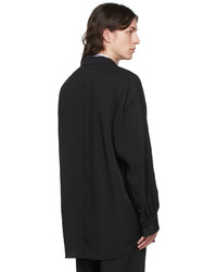 OVERCOAT Black Rayon Jacket