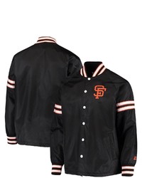 G-III SPORTS BY CARL BANKS Black San Francisco Giants Skipper Coaches Full Snap Jacket At Nordstrom