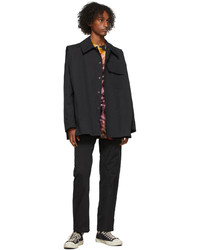 Bianca Saunders Black Trenches Jacket