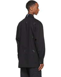 McQ Black Twill Overshirt Jacket
