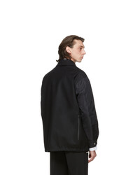 MACKINTOSH Black Wool And Nylon Cadder Jacket