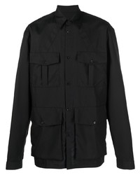 EGONlab Button Up Fitted Overshirt