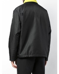 Off-White Contrast Collar Bomber Jacket