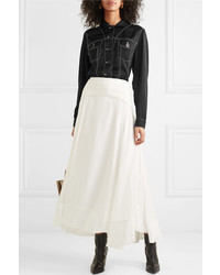 See by Chloe Cropped Satin Twill Jacket