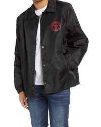 GUESS Go Charlie Coachs Jacket In Jet Black At Nordstrom