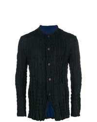 Issey Miyake Ruched Buttoned Jacket