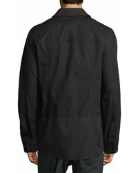 Helmut Lang Shirting Trim Button Front Jacket