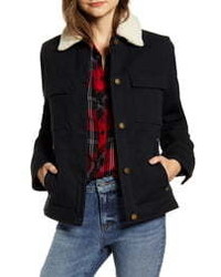 Pendleton Sidney Barn Coat With Faux Shearling Collar