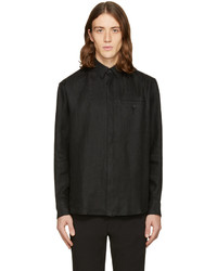 Fanmail Black Linen Shirt