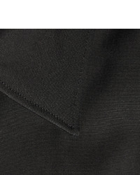 Burberry Black London Slim Fit Stretch Cotton Blend Poplin Shirt