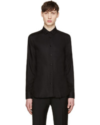 Saint Laurent Black Twill Shirt