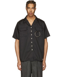 Marques Almeida Black Two Pocket Shirt