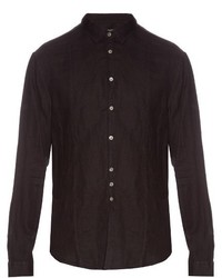 John Varvatos Button Cuff Linen Shirt