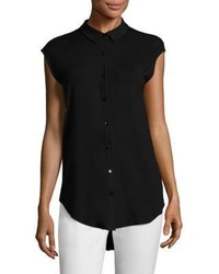Eileen Fisher Cap Sleeve Jersey Shirt
