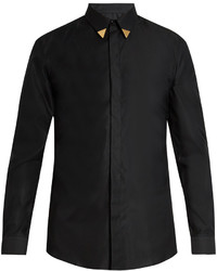 Givenchy Contemporary Fit Collar Tipped Single Cuff Shirt