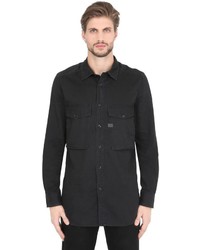 G Star Aged Cotton Shirt With Pockets