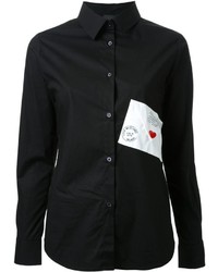 Love Moschino Letter Patch Shirt