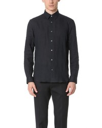 Calvin Klein Collection Rectangle Luxe Linen Shirt